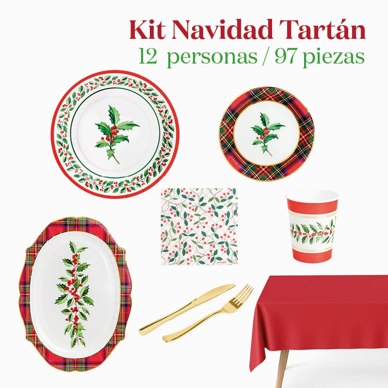 Christmas Bureau Christmas Acebo 12 people