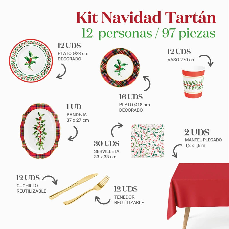 Weihnachtsbüro Weihnachts -Acebo 12 Menschen