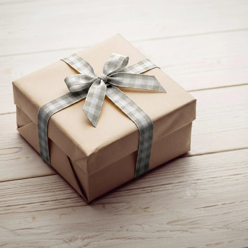 Cinta Tela Vichy 3 cm x 1.6 m Beige