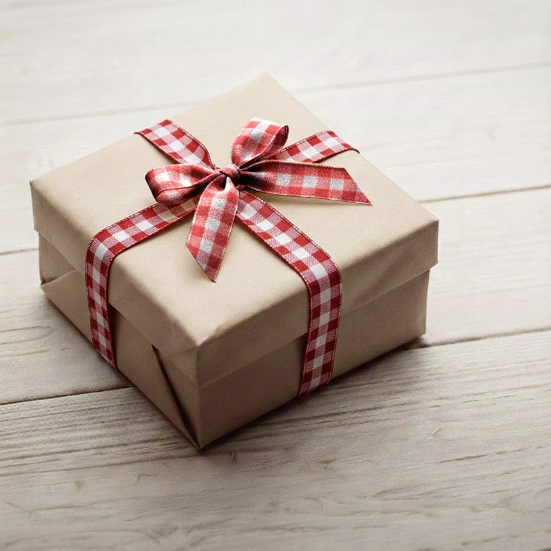 Cinta Tela Vichy 3 cm x 1.6 m Rojo