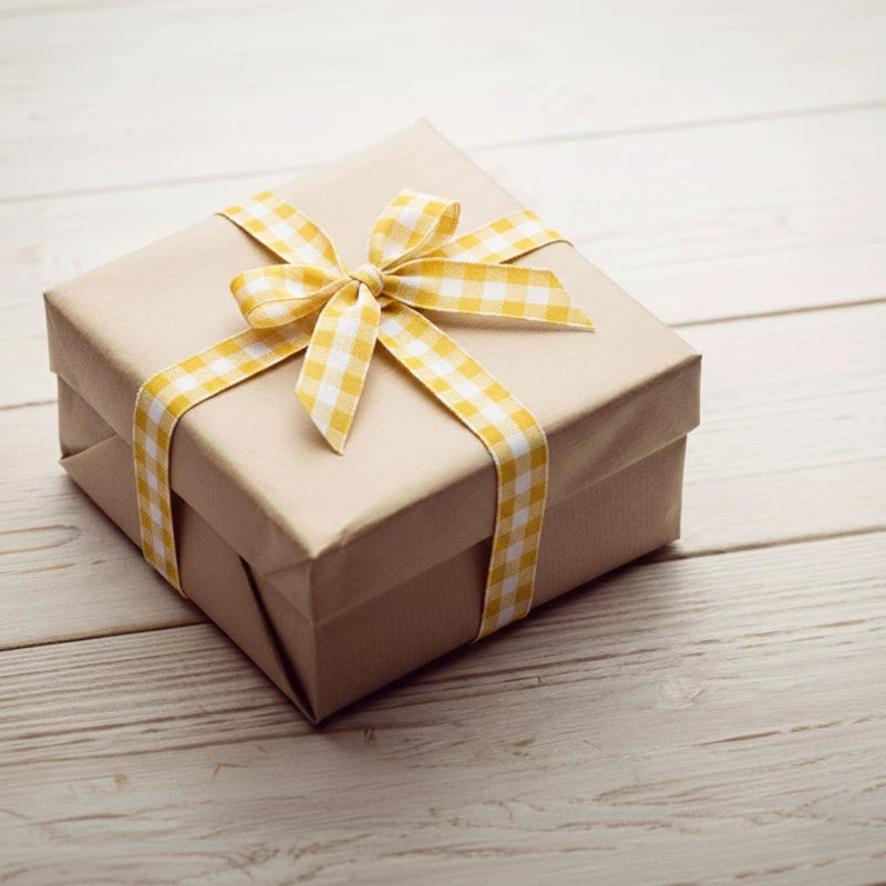 Cinta Tela Vichy 3 cm x 1.6 m Amarillo