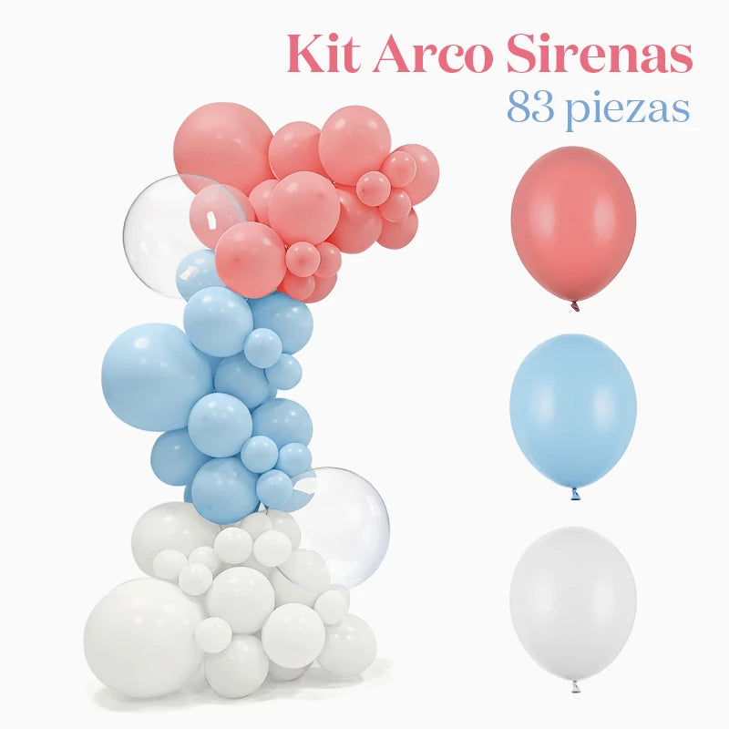 Kit Arco Globos Sirenas