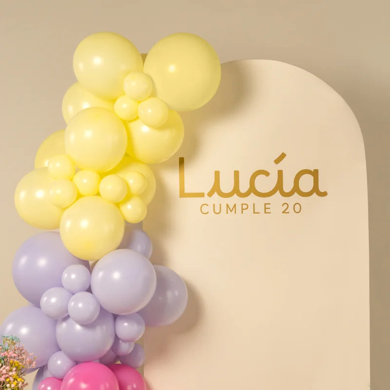 Inspiracion con Kit Arco Globos Cumple Velas