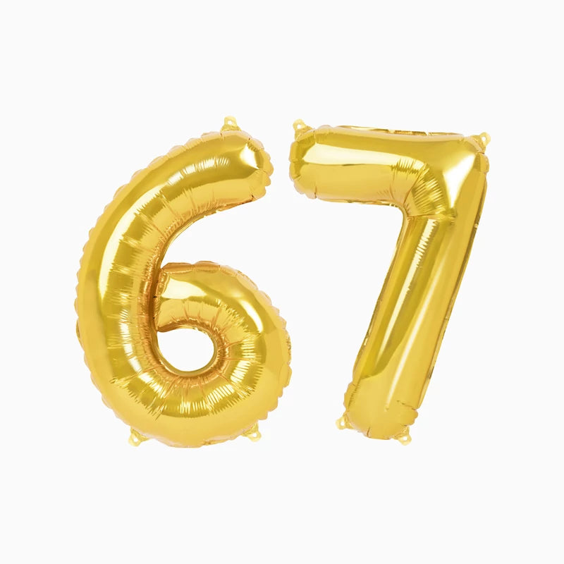 Set Globo Foil Número 67