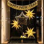 Kit Decoración Escaparate Happy New Year 5 Piezas