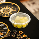 Envase Uvas Plástico Transparente  PP Reutilizables Ø 11.6 cm con Tapa