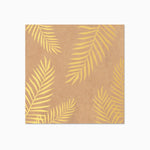 Christmas paper napkins 33x33 cm natural palm tree