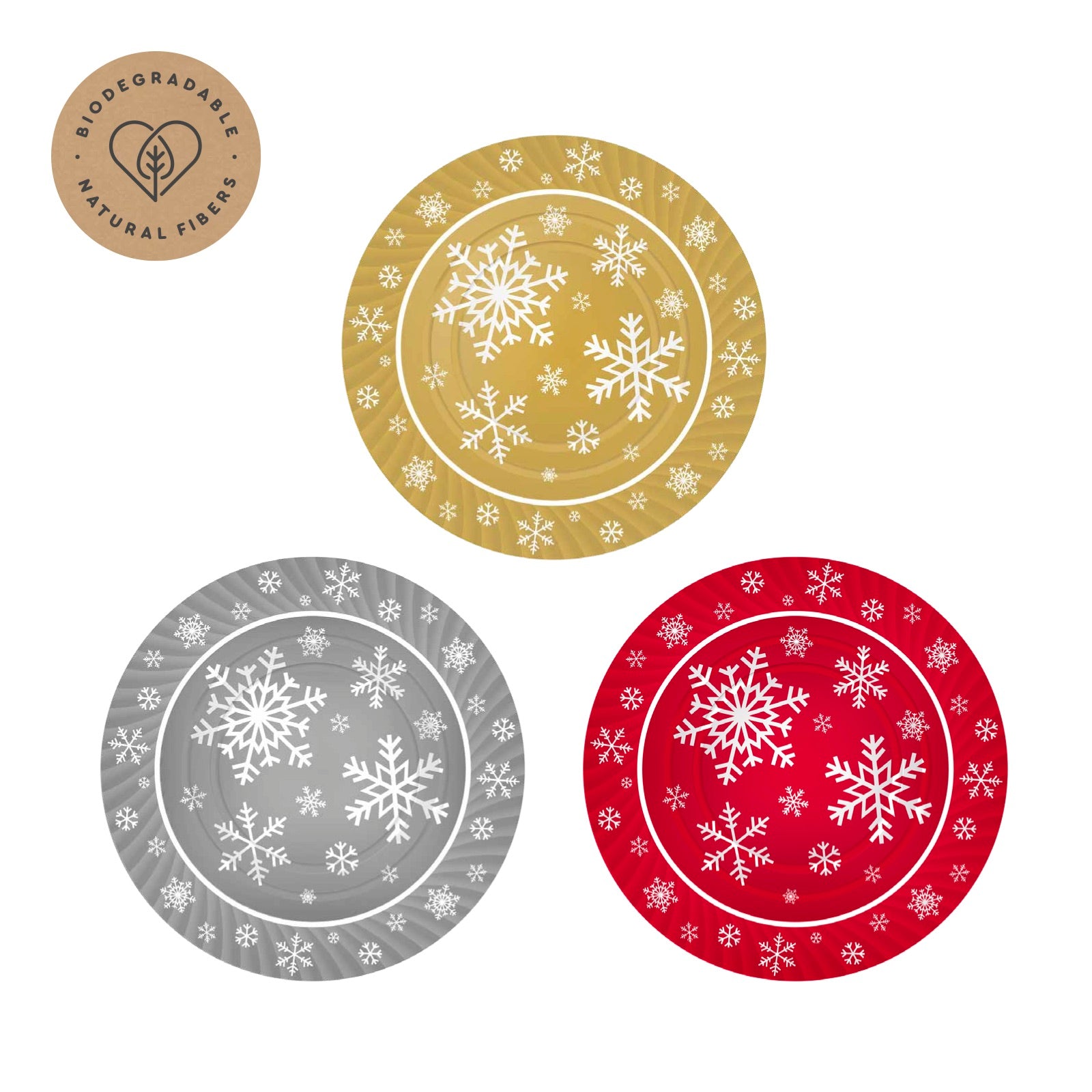 Copo Snow -gold Round Tray
