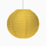 Kleine Papierkugellampe Ø30 cm Gold