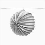 Farolillo Round Paper Ø20 cm Silver