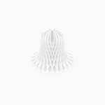 Campana Honeycomb Papel Blanco 20 cm