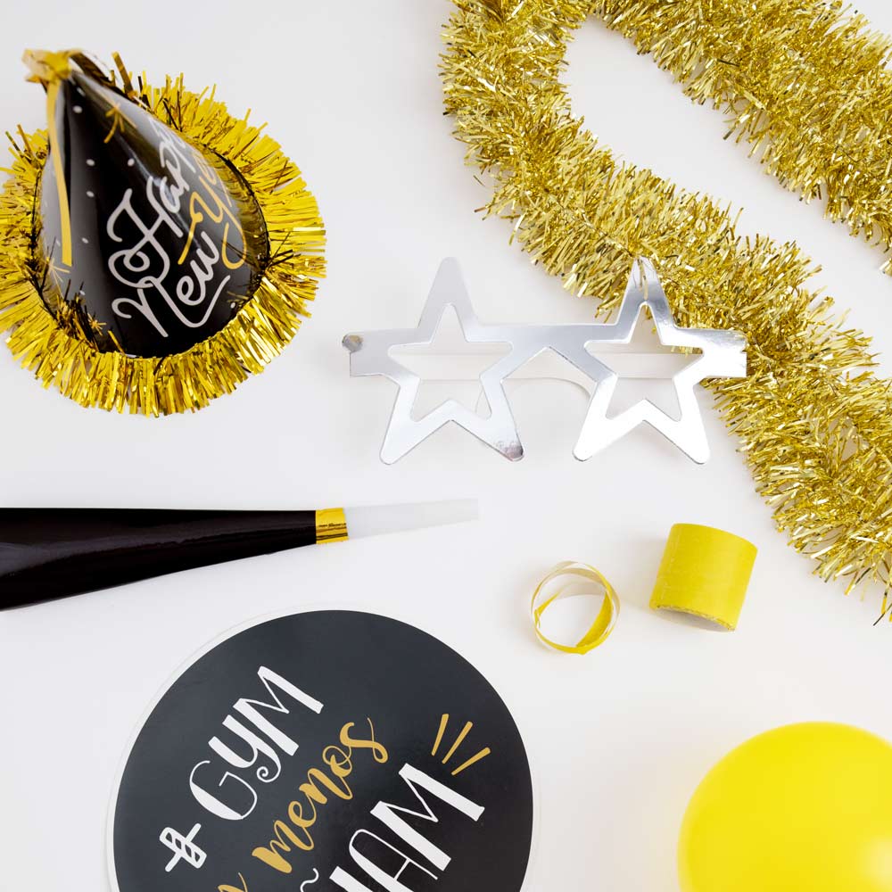 Bolsa de Cotillón Gala Nochevieja 7 Piezas (48 uds)