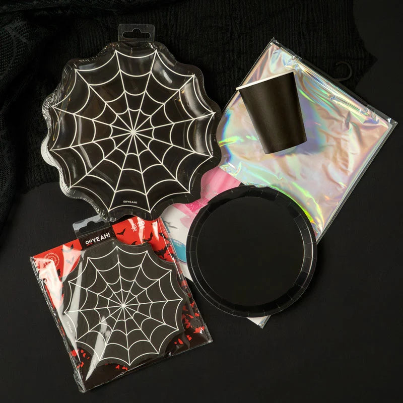 Kit Mesa Basic Telaraña 6 Personas 50 piezas