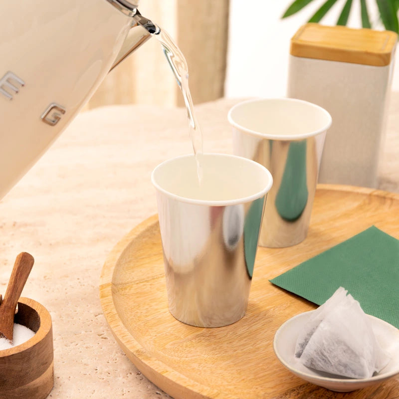 PRATA 270cc de papelão metálico