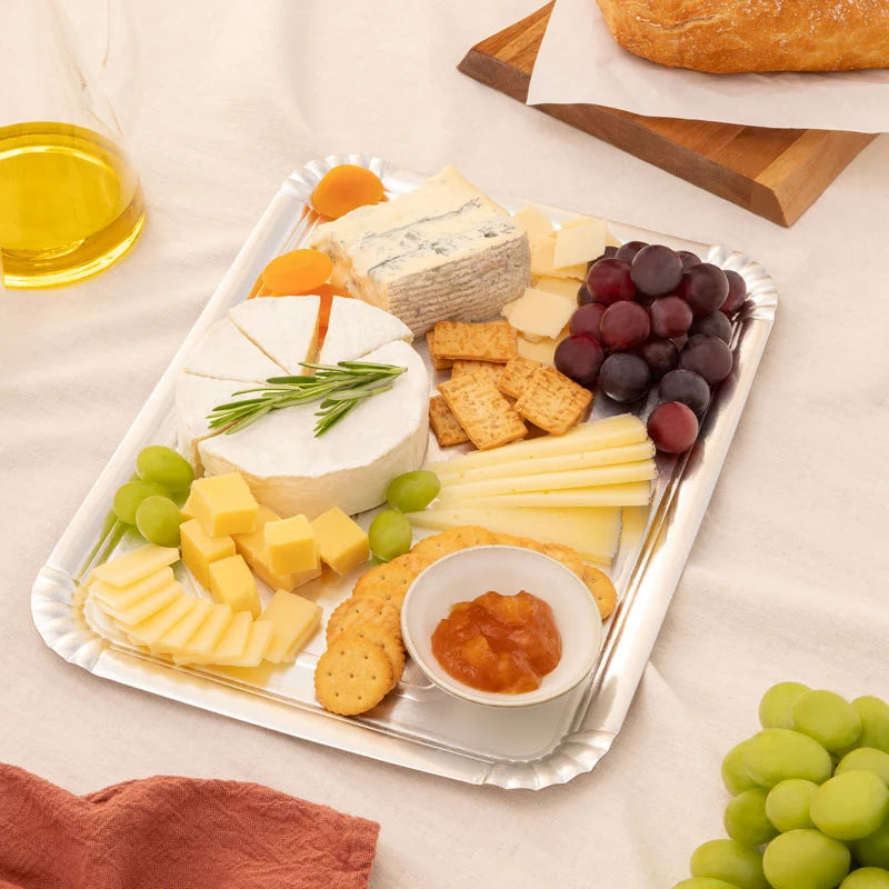 Cartone d'argento alto alto 25 x 34 cm