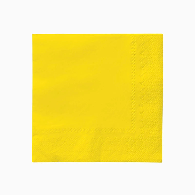 Servilletas Papel Doble Capa 33 x 33 cm Amarillo