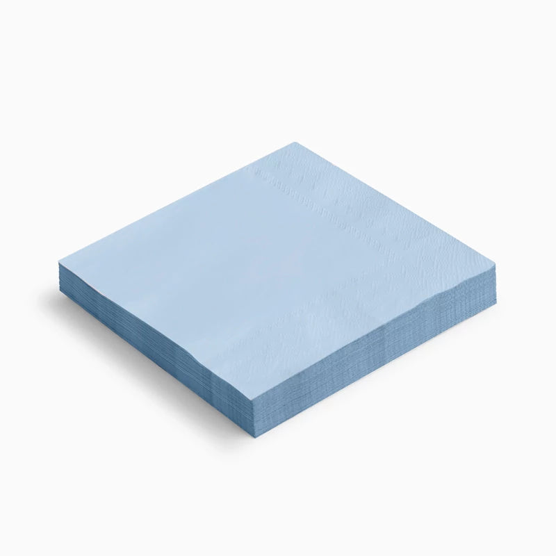 Inspiracion con Servilletas Papel Doble Capa 33 x 33 cm Azul Pastel