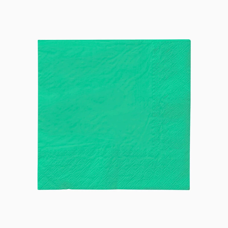 Guardanapos de papel dupla camada 33 x 33 cm verde menta