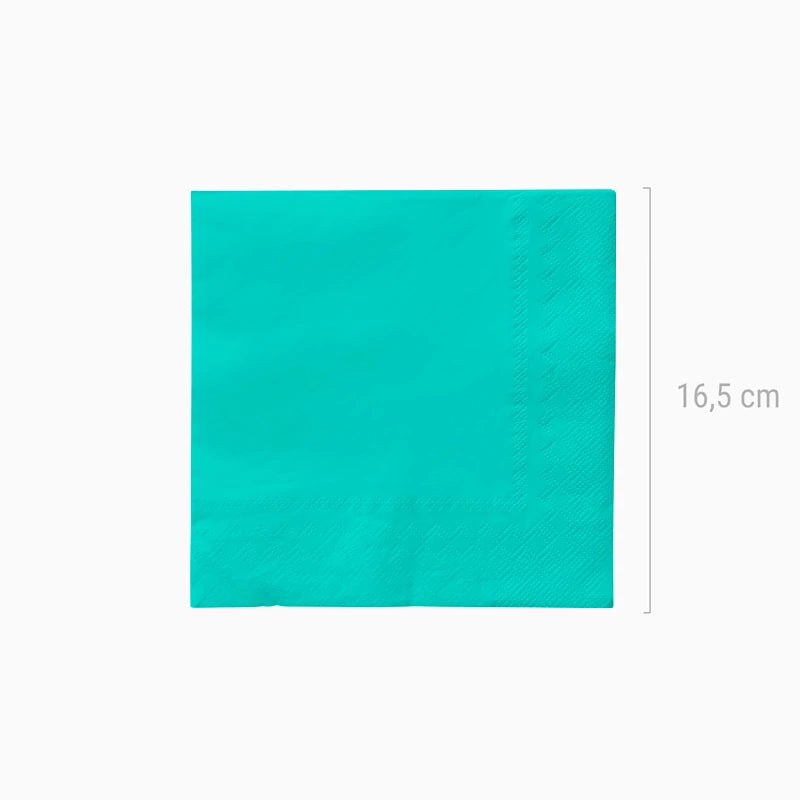 Servilletas Papel Doble Capa 33 x 33 cm Verde Menta