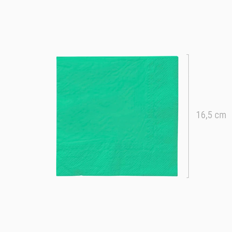Inspiracion con Guardanapos de papel dupla camada 33 x 33 cm verde menta