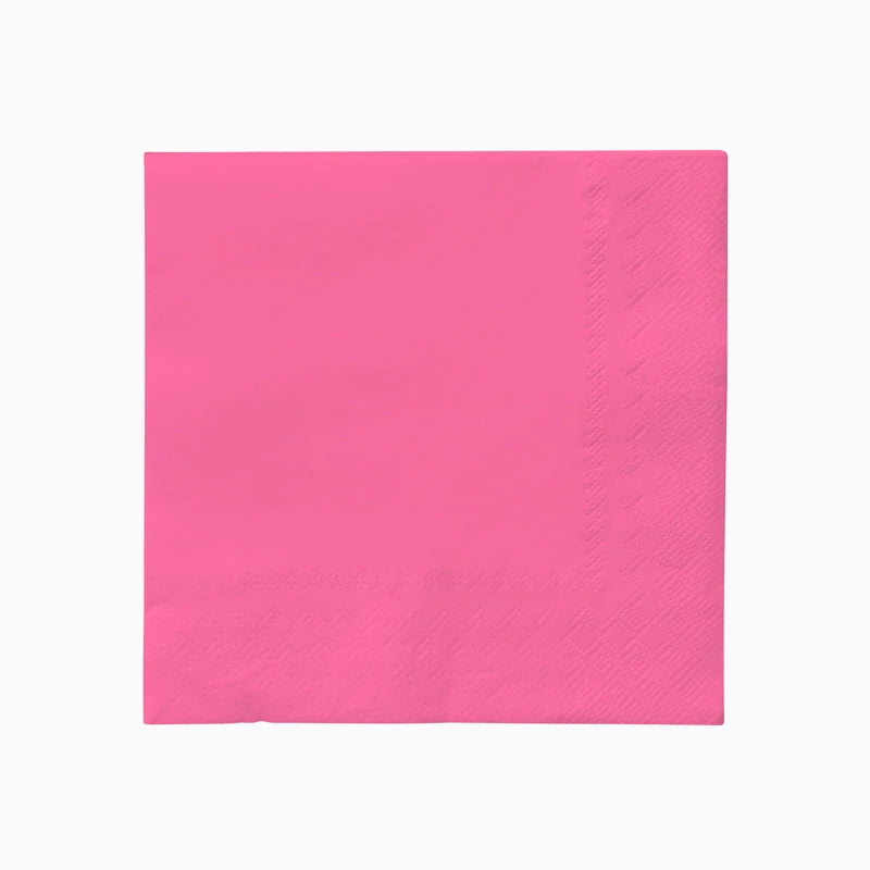 Guardanapos de papel dupla camada 33 x 33 cm rosa