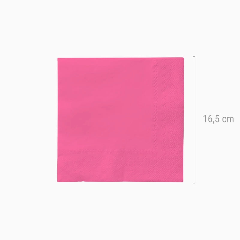 Inspiracion con Guardanapos de papel dupla camada 33 x 33 cm rosa