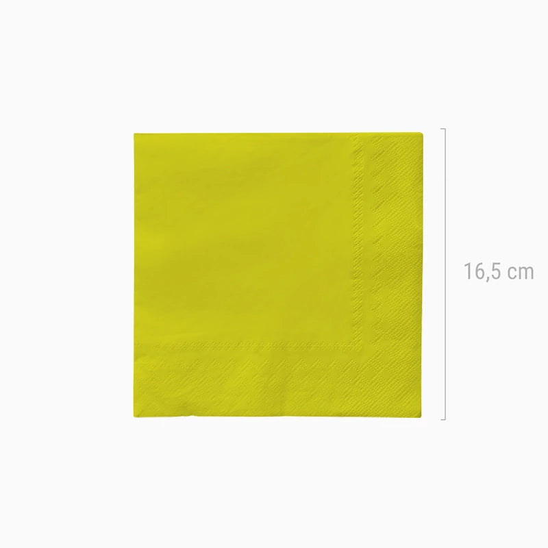 Servilletas Papel Doble Capa 33 x 33 cm Verde Lima