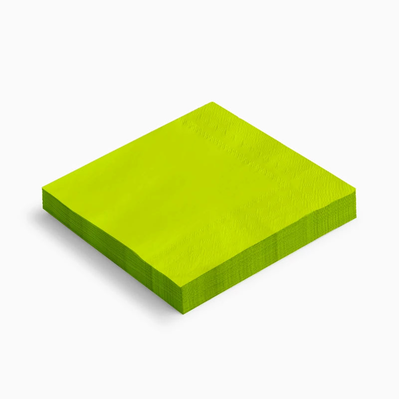 Servilletas Papel Doble Capa 33 x 33 cm Verde Lima
