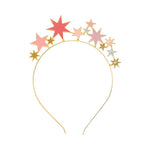 Pink star headband