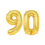 90 Birthday Gold Birthday Balloon