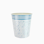 Gobelet en Carton 200 cc Floral Bleu