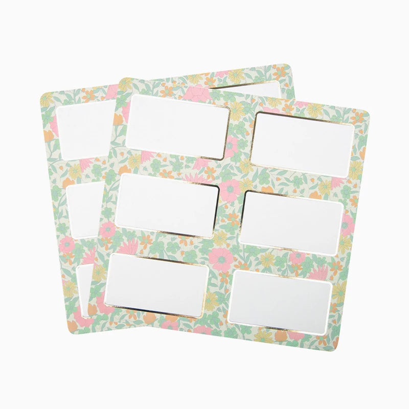 Etiquetas Adhesivas 8 x 4 cm Liberty Rosa