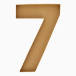 Bandeja Forma Número Cartón Kraft #7