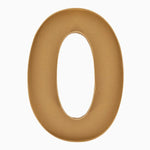 Bandeja Forma Número Cartón Kraft #0