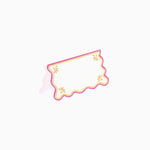 Tarjeta Marcasitios Cartón 8 x 4 cm Mesa de Limonada Rosa