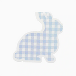 Servilleta Papel Doble Capa 32 x 32.5 cm Conejo Vichy Azul Pastel