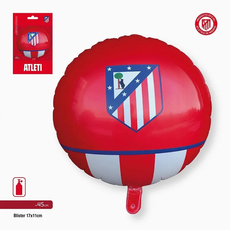 Globos Foil Redondo Ø 45 cm Atlético de Madrid