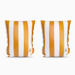 Orange and White Striped Children's Armbands