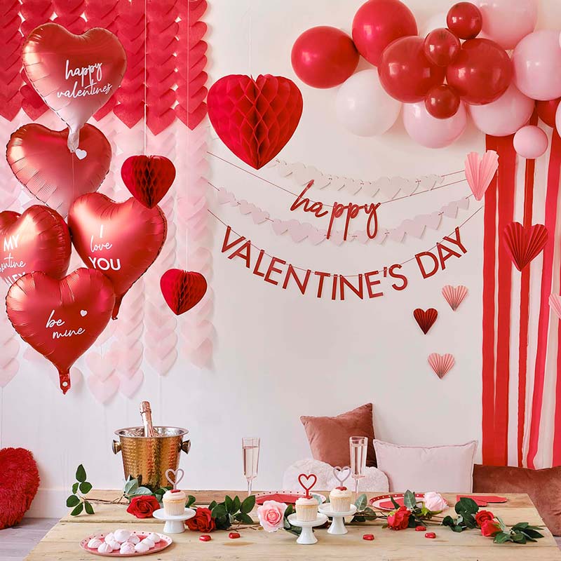 Set balloons Valentine Latex