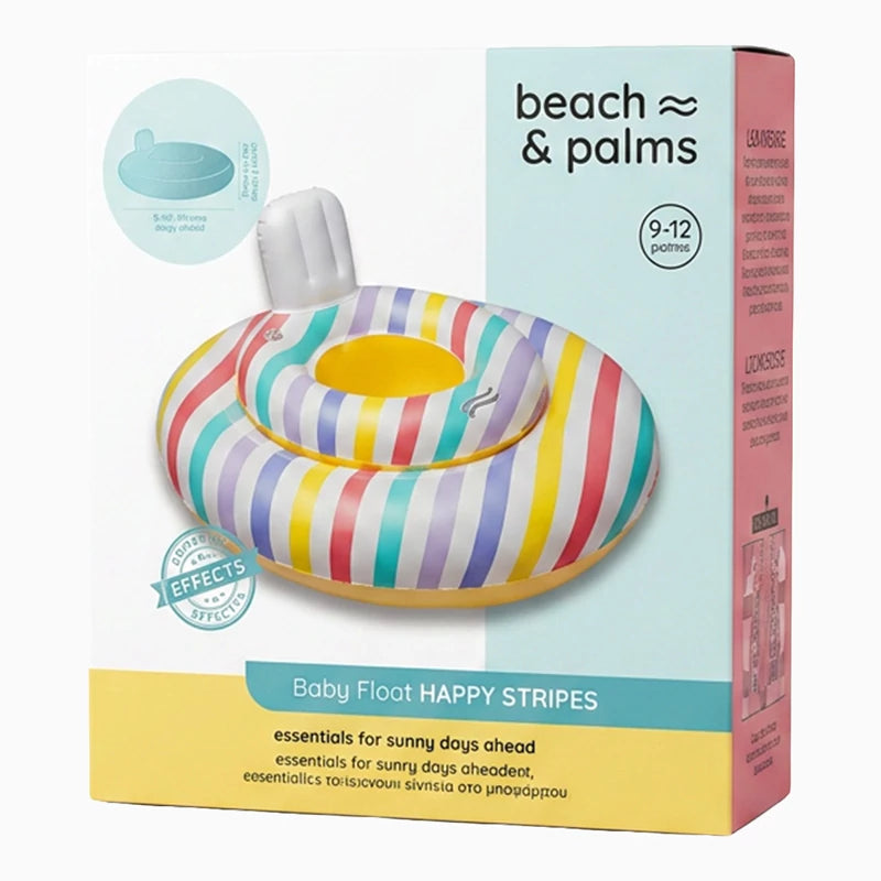 Inspiracion con Boia para bebê listrada multicolorida