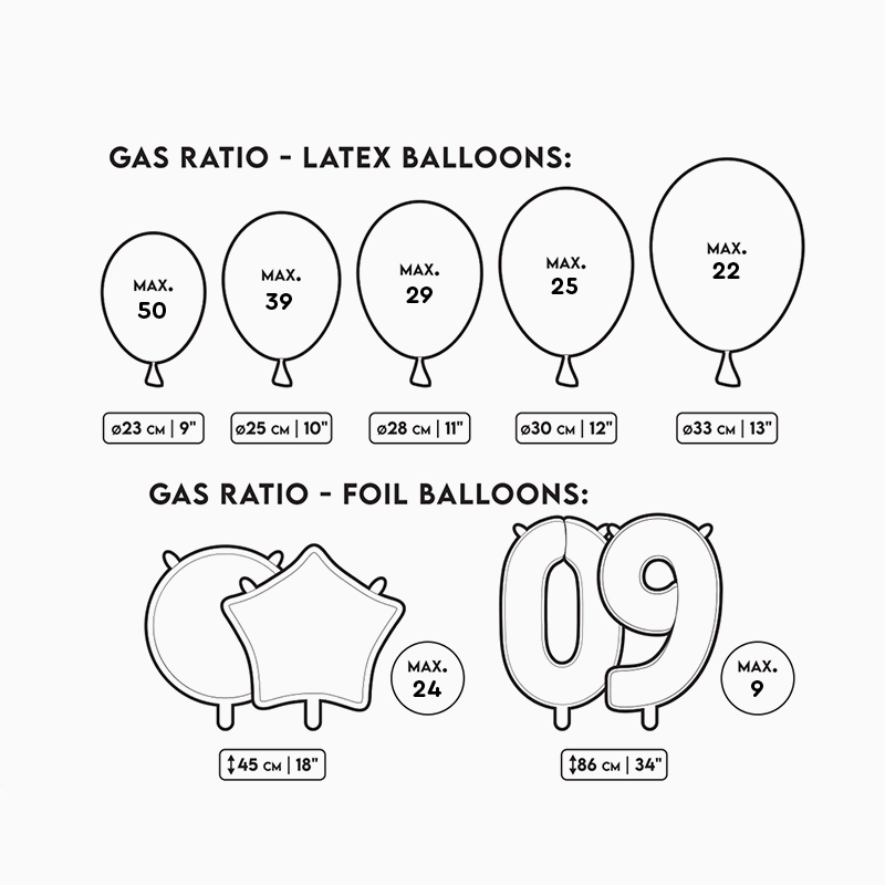 Bombona de Helio Mediana 50 globos 0.36 m3 Rosa