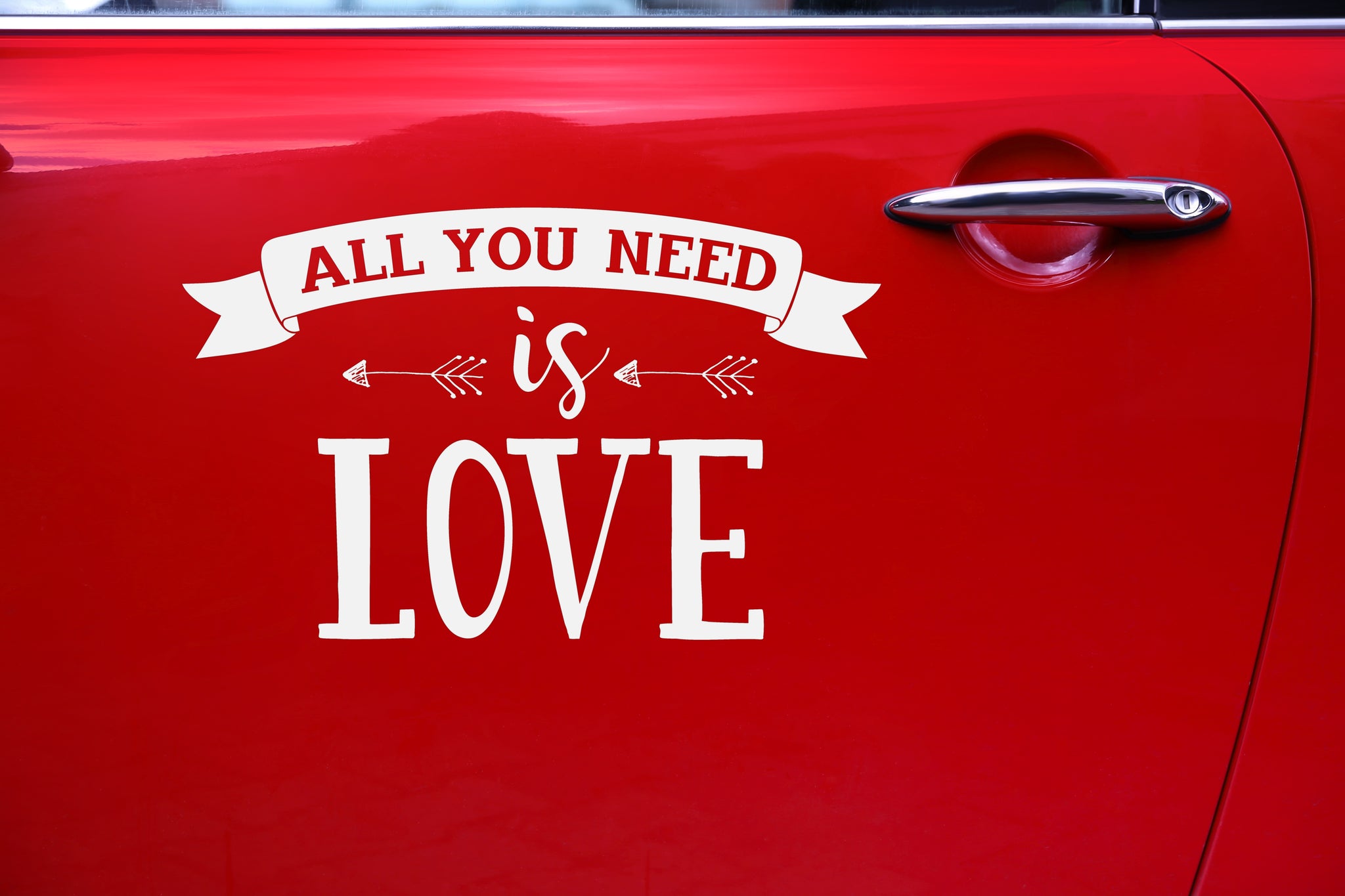 Adhesivas Coche "All you Need is LOVE"