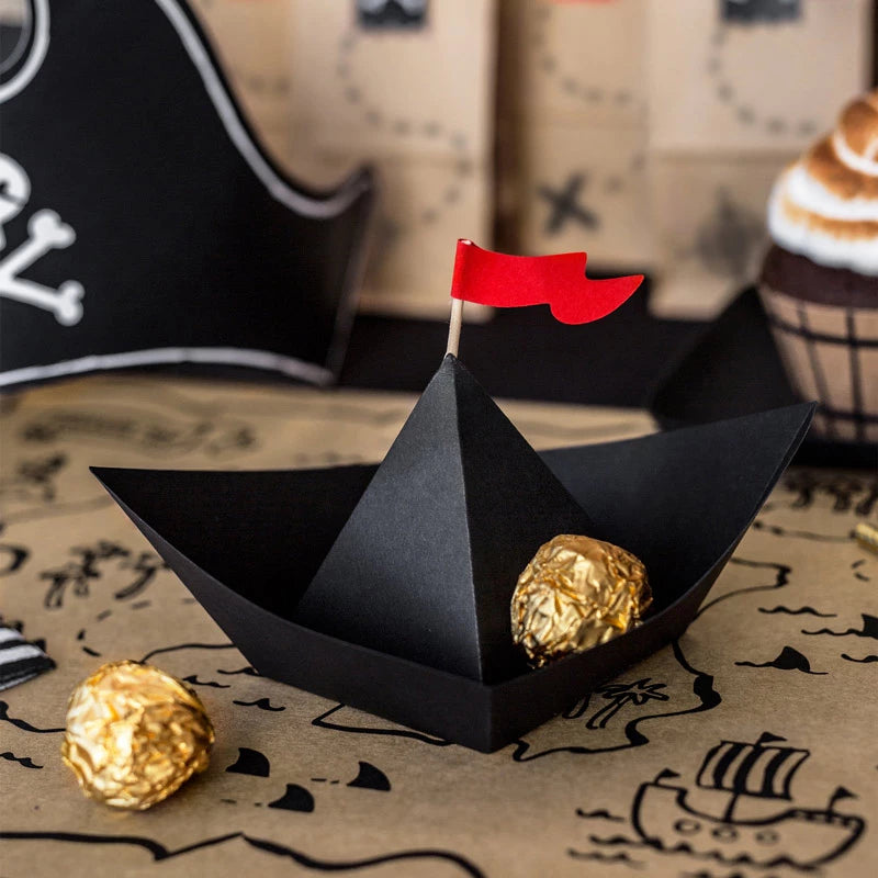 Decoración Barcos Papel Fiesta Pirata
