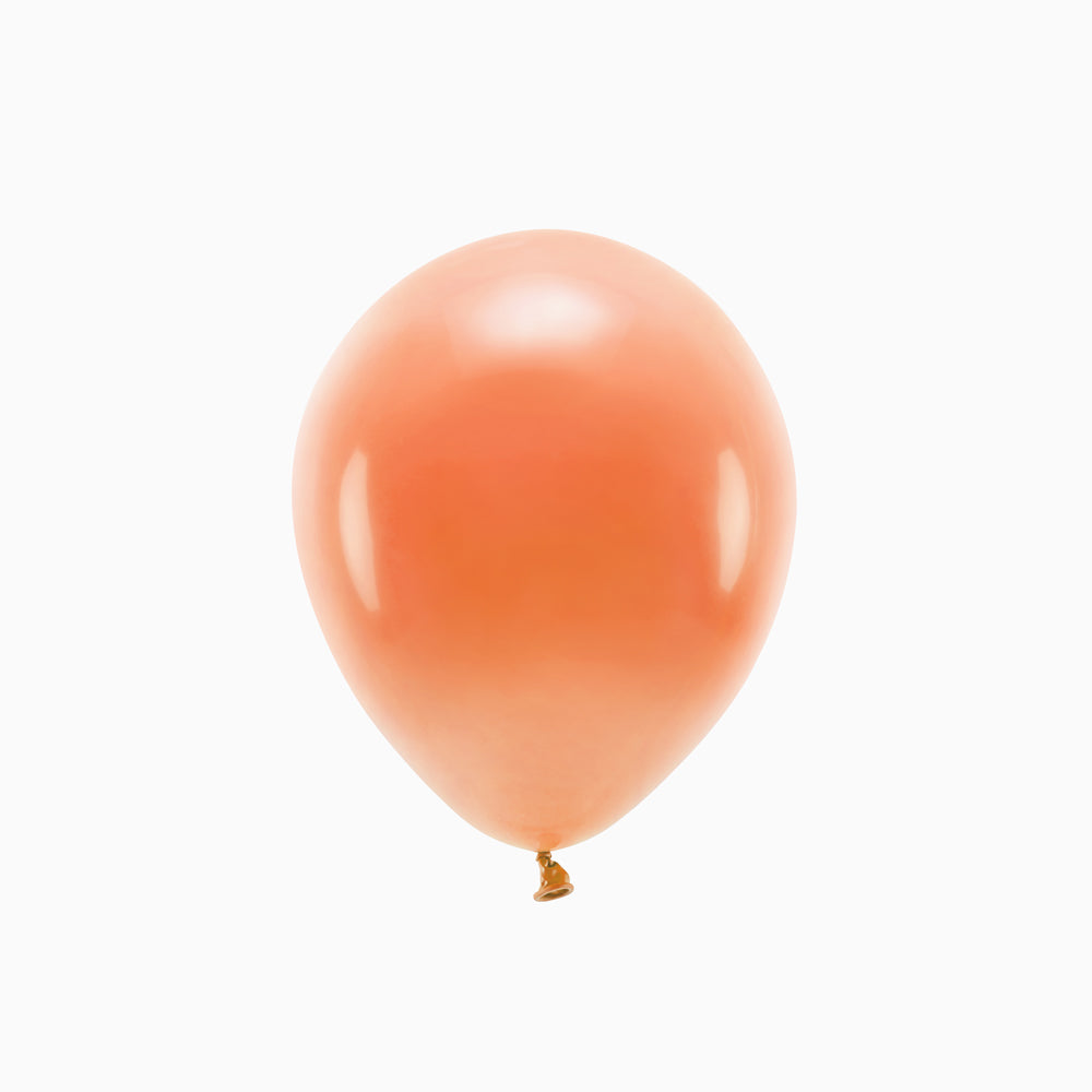 Ballon en latex orange-pastel