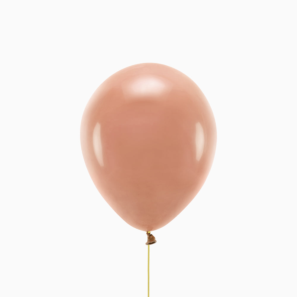 Brumous pink pink latex balloon