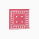 25x25 cm de papel guardanapos de natal miniflakes de neve vermelhos