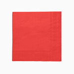 Red 33x33 paper napkins