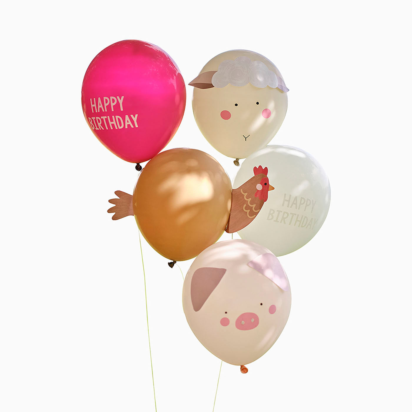 Farm latex balloons
