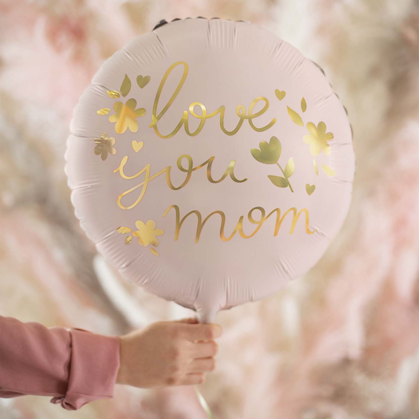 Globo Foil Día de la Madre "Love You Mom"