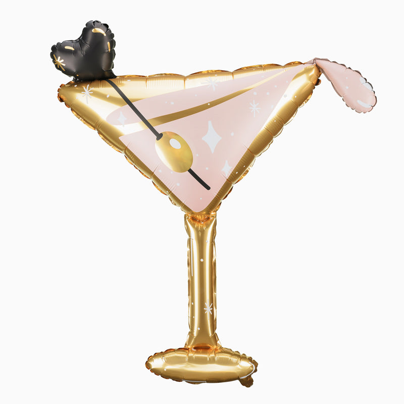 Globo Foil Forma Copa Martini